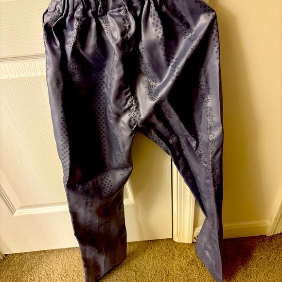 Boys African Clothes Embroidery Shirt & Pants Dashiki Outfits Gray  Medium - Picture 8 of 12